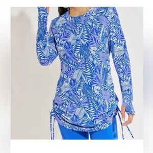 Coolibar Hokulant Ruche Swim Shirt